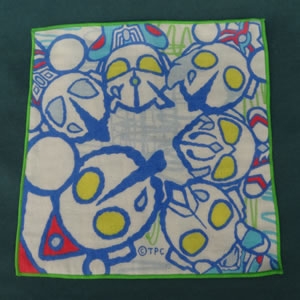 M78ウルトラマンガーゼハンカチタオル(なかまたち)