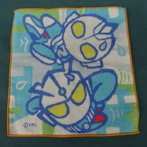 M78ウルトラマンガーゼハンカチタオル(ゼロ＆ゼット)