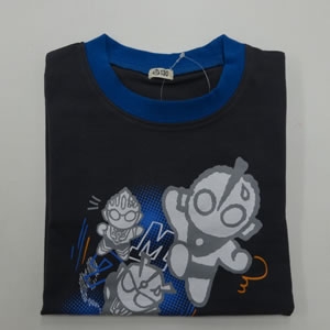 M78ウルトラマン長袖Tシャツ(パトロール)イエロー/ブルー：1