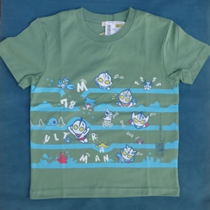 M78ウルトラマン ボーダーTシャツ(スイミング)