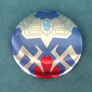 メタリック缶バッジ ウルトラマンゼロ ボディ柄