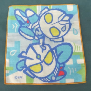 M78ウルトラマンガーゼハンカチタオル(ゼロ＆ゼット)