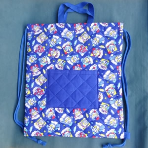 ウルトラの母の手作りキルトシリーズ LL巾着 ヒーロー集合